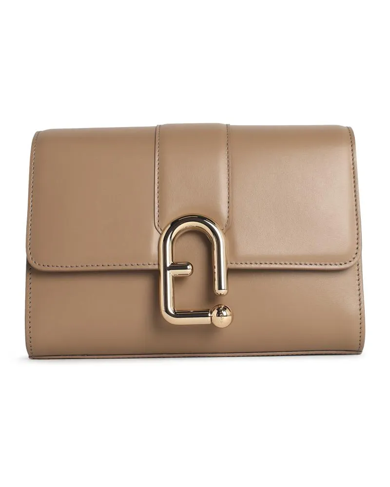 Furla Urban S'Beige Lear Crossbody Bag Beige