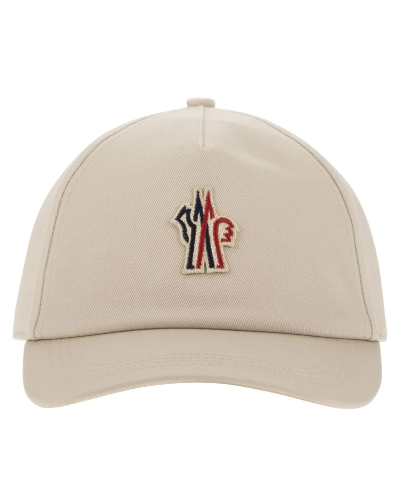 Moncler Baseballkappe mit Logo Beige