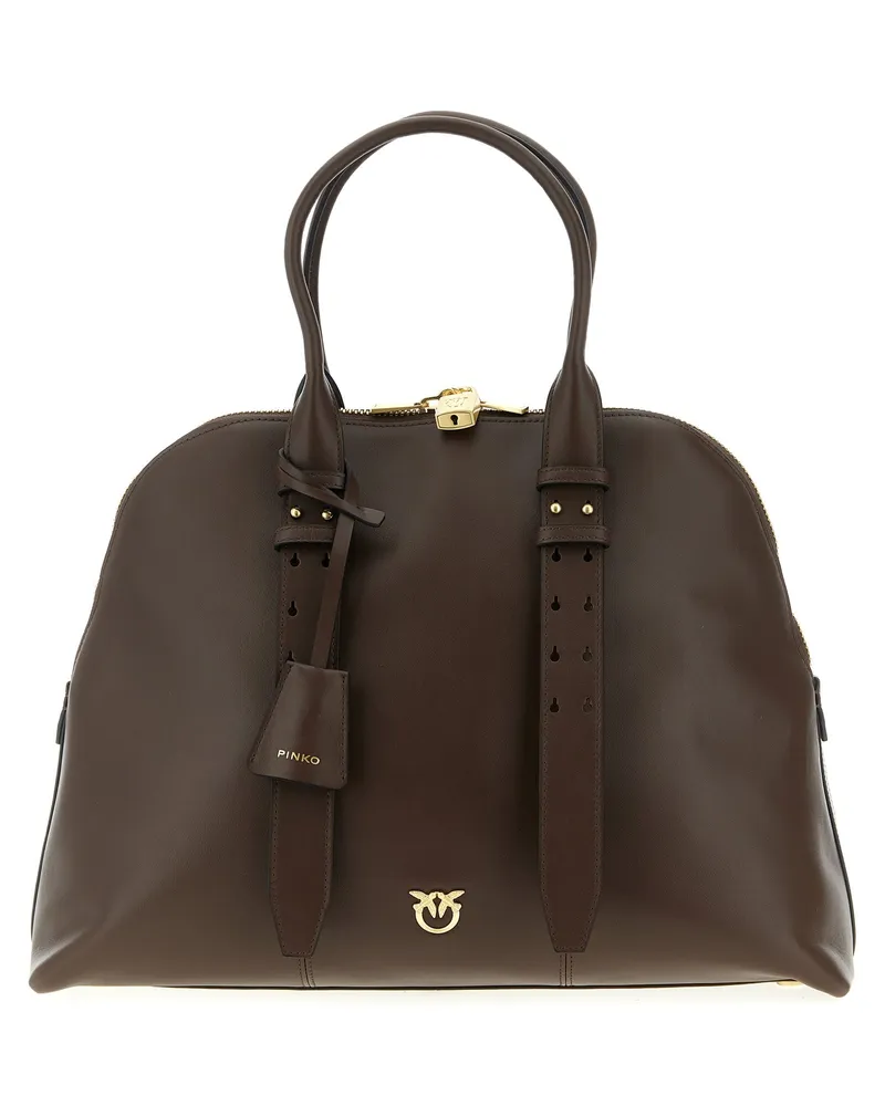 Pinko Escape' Maxi Handtasche Brown