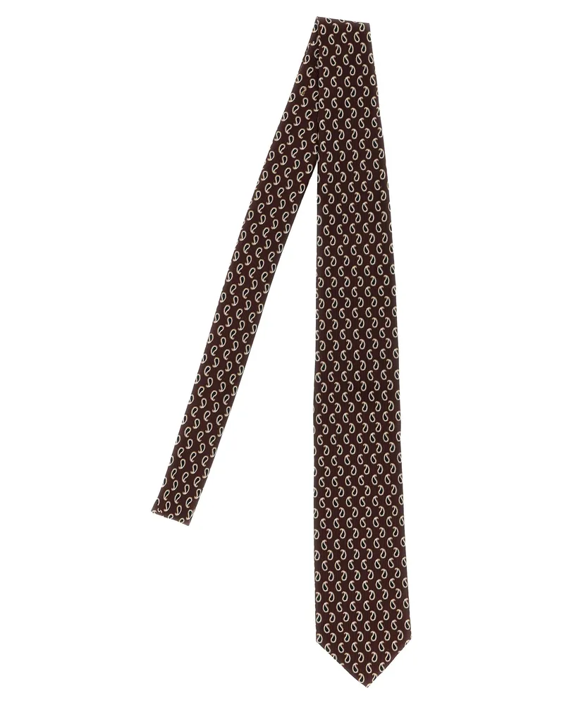 Brioni Jacquard Krawatte Multicolor