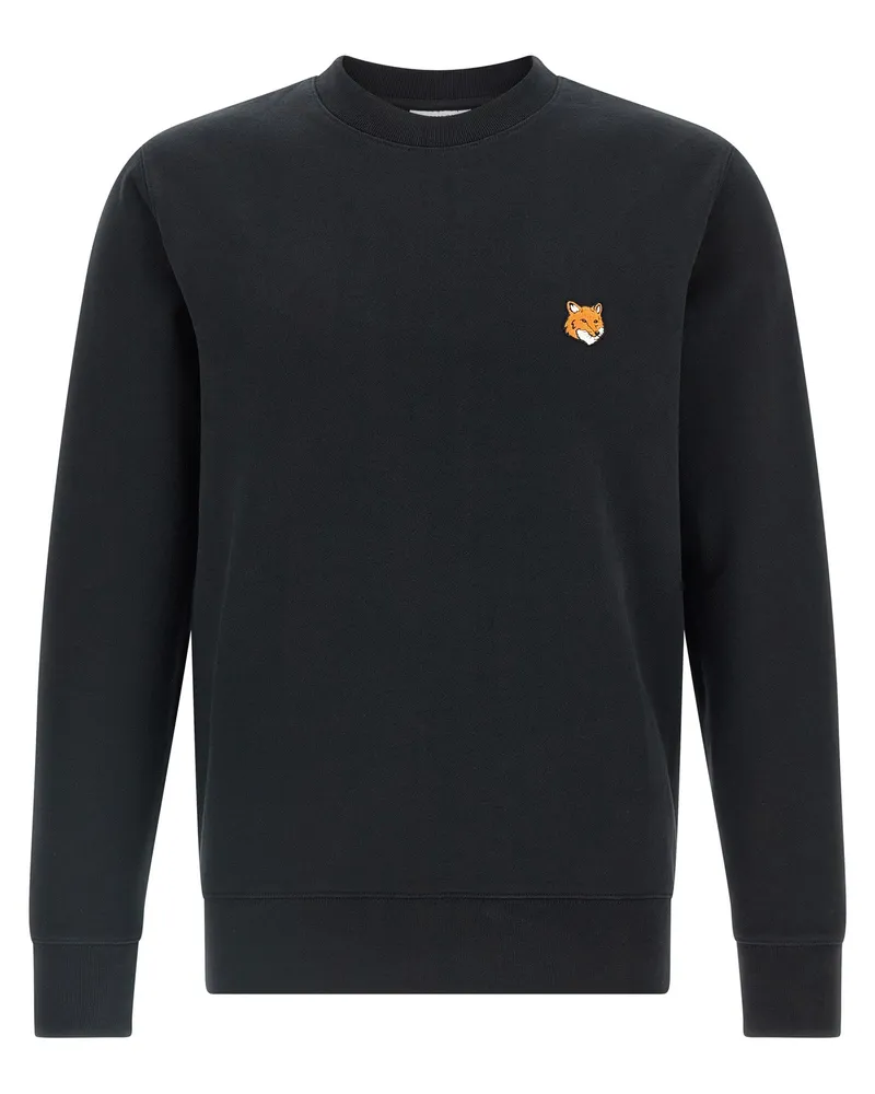 Kitsuné Sweatshirt „Fox Head Black