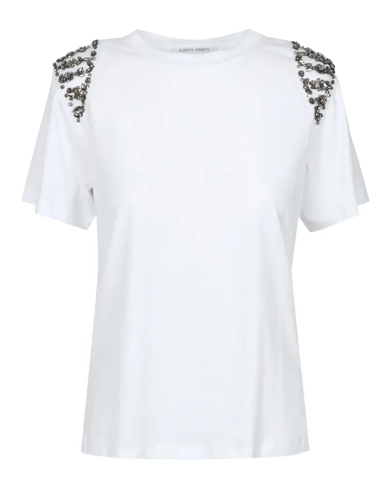 Alberta Ferretti T -Shirts und Polos White White