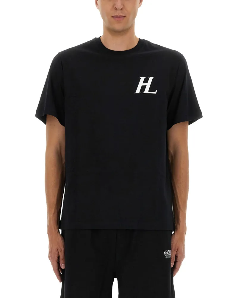 Helmut Lang Kapsel" T -Shirt Black