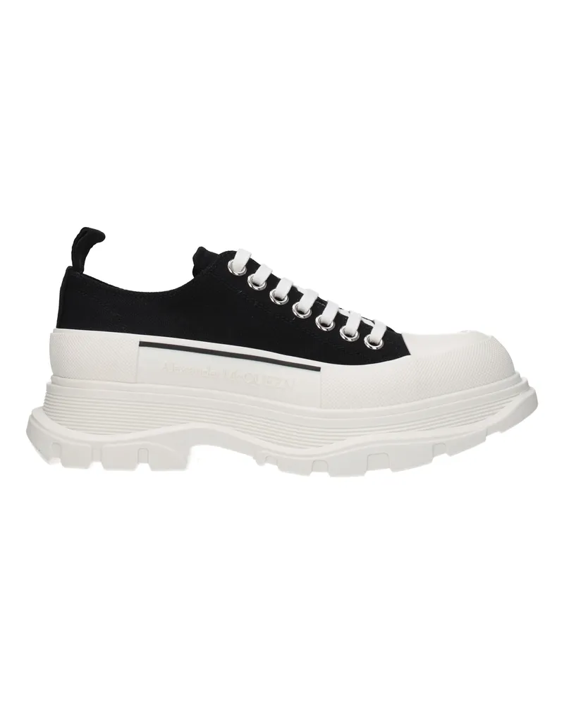Alexander McQueen Sneakers treten Slick Männer Stoff schwarz -