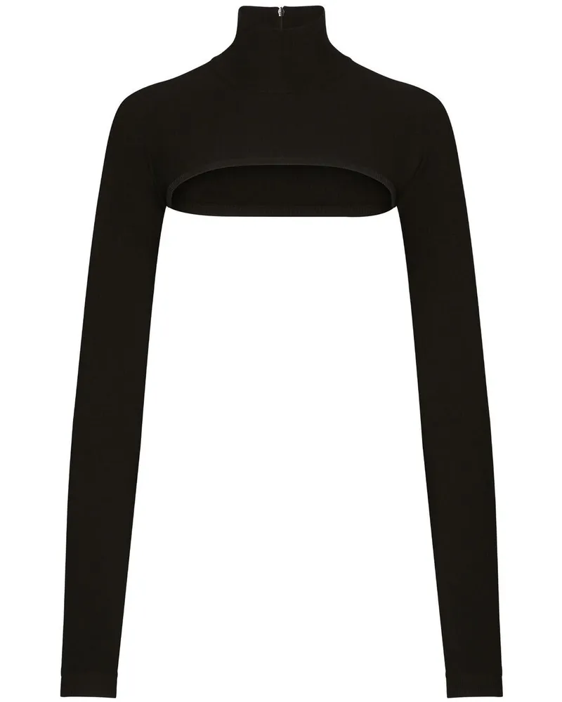 Dolce & Gabbana krümmten hohe Nackenoberteils Black