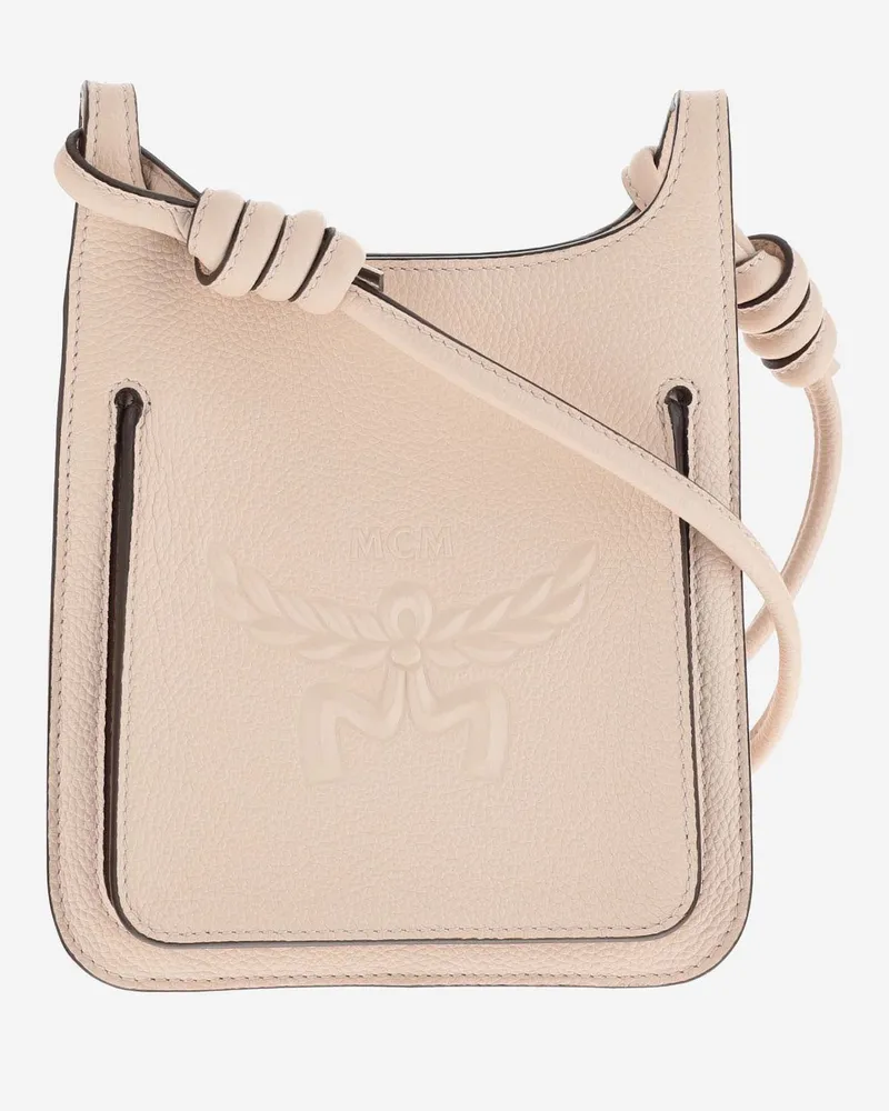 MCM Himmel Mini -Umhängetasche Rosa