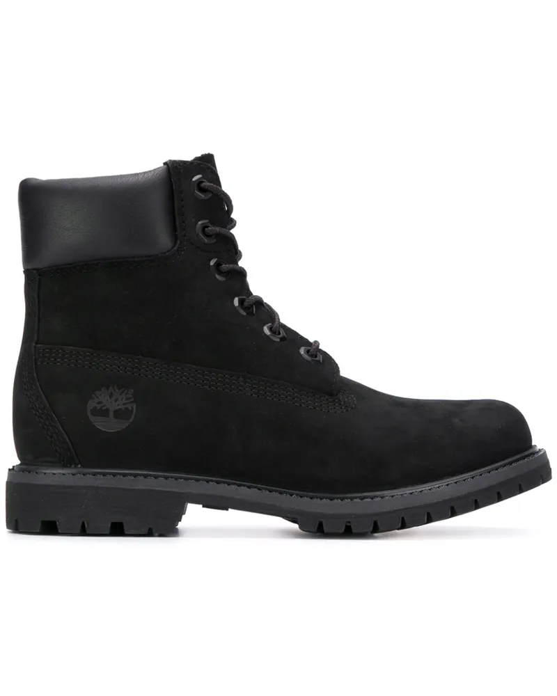 Timberland Premium 6 -Zoll -Schnüre -up -wasserdichte Stiefel Schwarz 