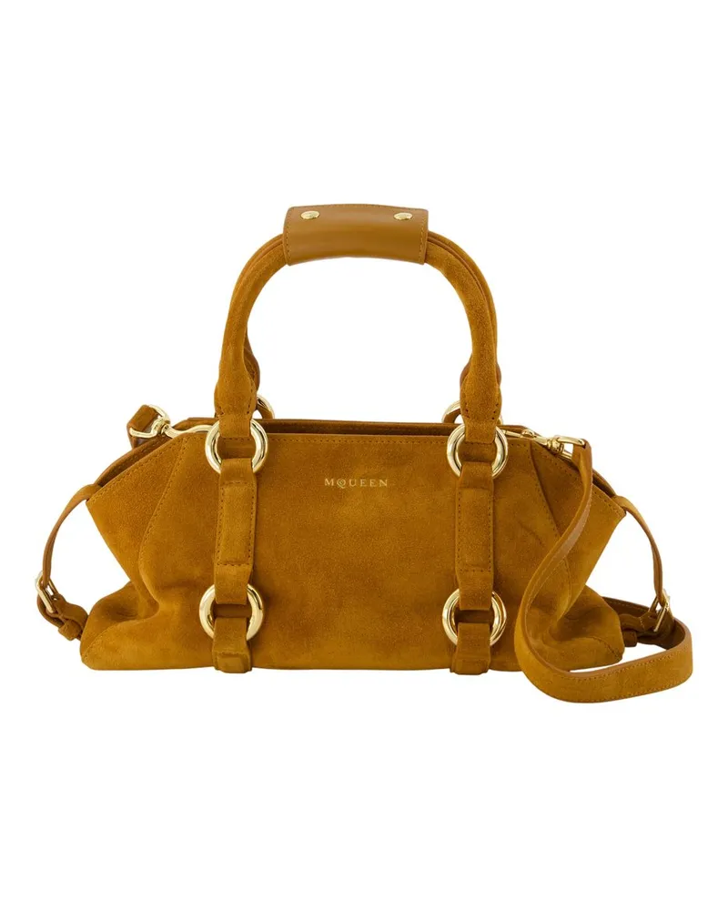 Alexander McQueen Farringdon kleine Geldbeutel Alexander Mc Queen Lederbraun Braun