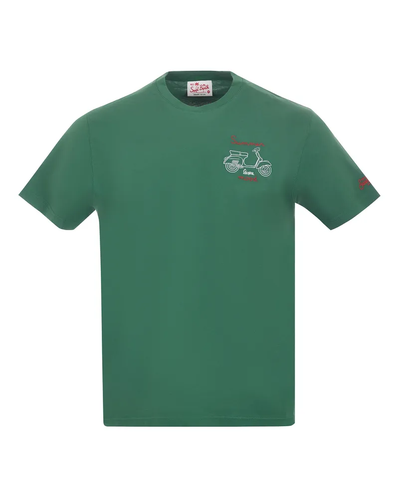 MC2 Saint Barth Cotton T -Shirt Green