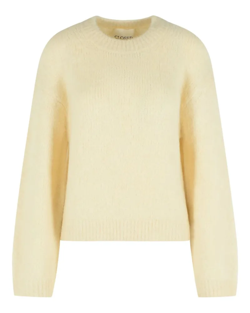 Closed Geschlossener Rundhalspullover aus Wolle Ivory