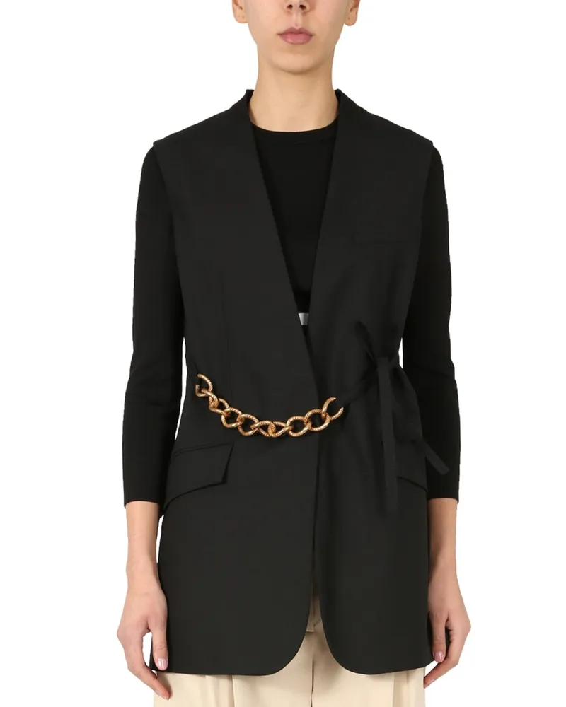 Givenchy Jacke ohne Ärmel Black