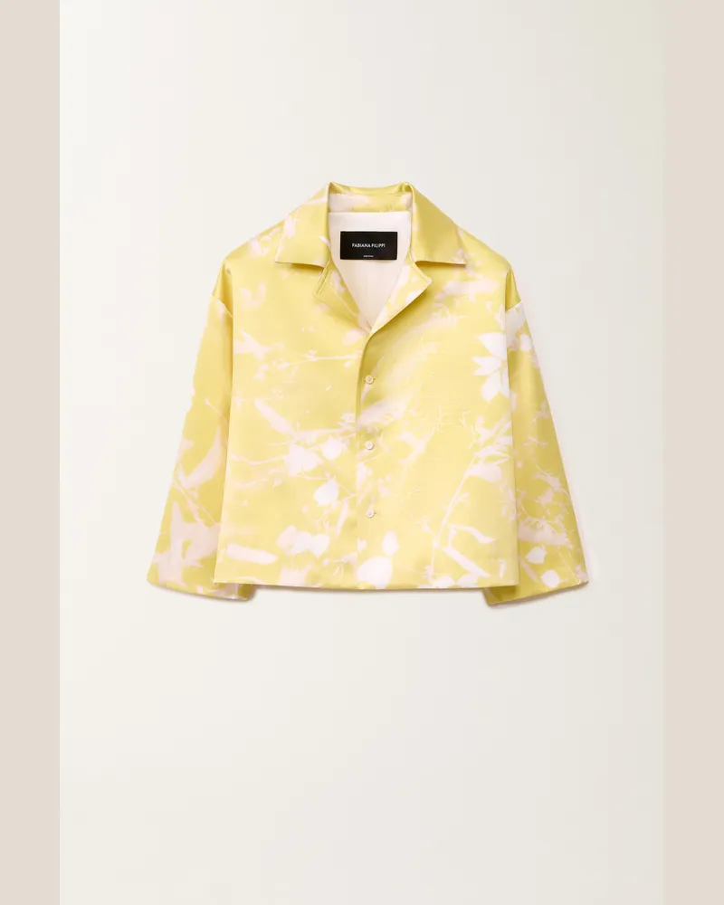 Fabiana Filippi Cropped Jacke Yellow