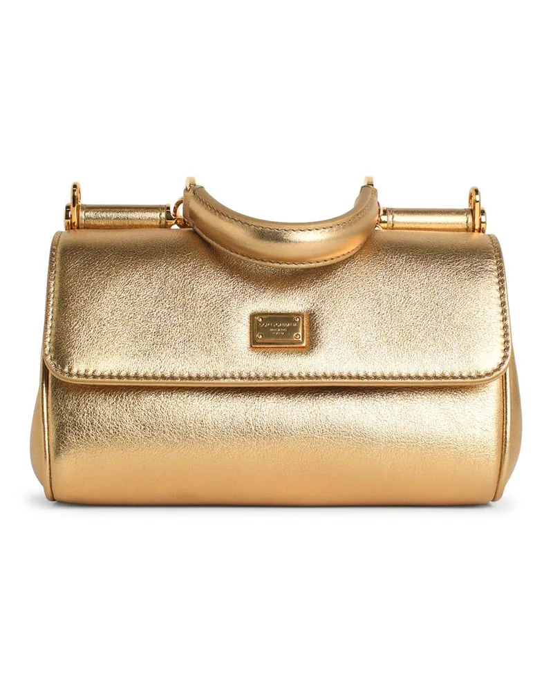 Dolce & Gabbana My Sicily“ goldene Lear-Handtasche Gold