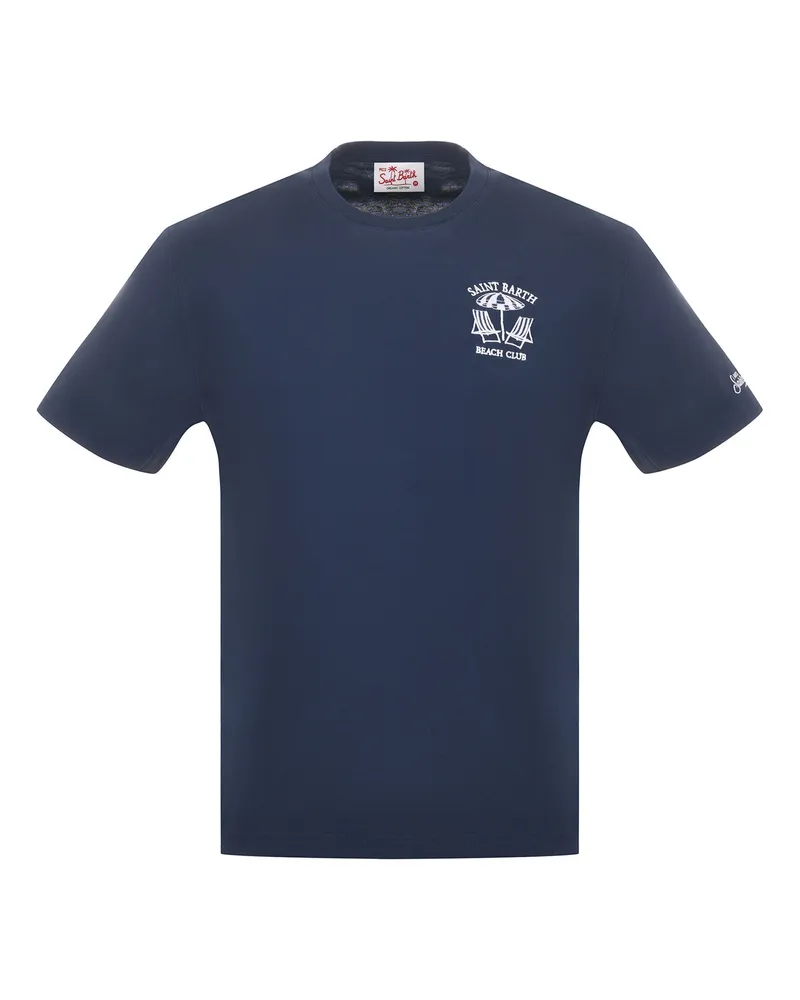 MC2 Saint Barth Cotton T -Shirt Blue