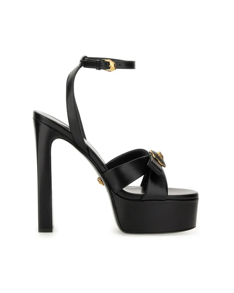Versace Sandal "Gianni Ribbon Black