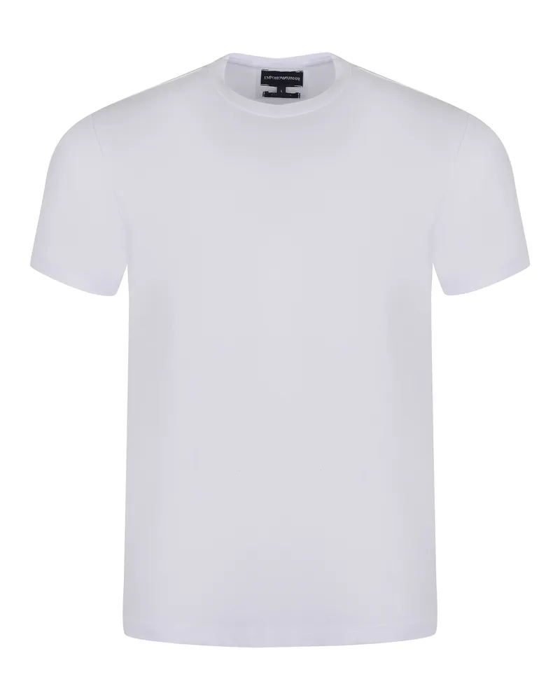 Emporio Armani T -Shirt aus Baumwolle White