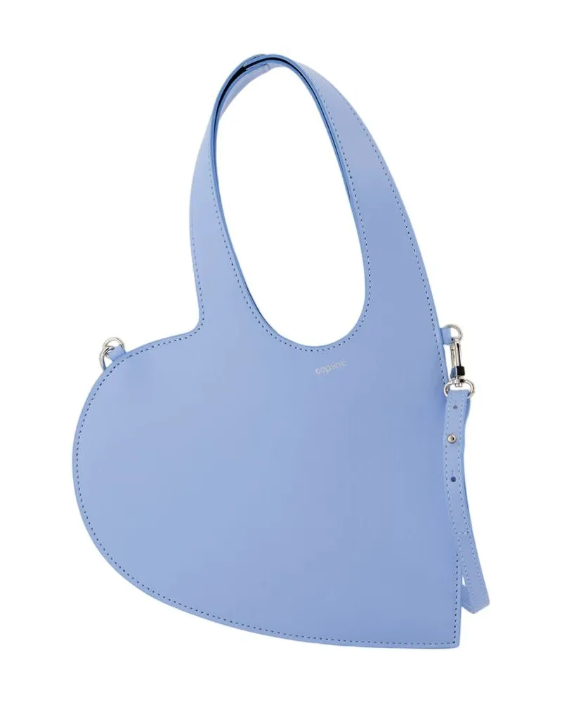 COPERNI Baby Herz Crossbody  Lederblau Blau