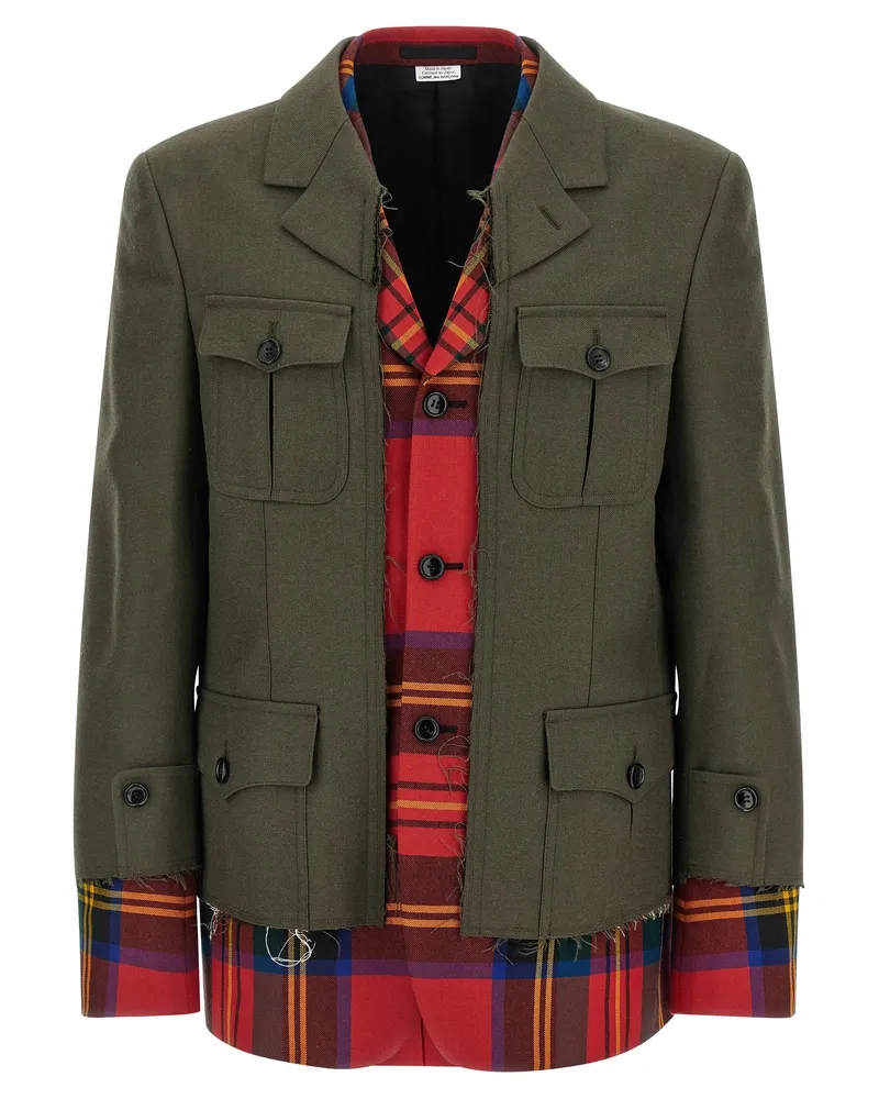 Comme des Garçons Multi Layers“-Jacke Multicolor