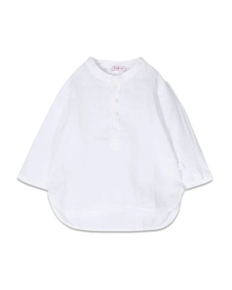 Il Gufo Langarmhemd White