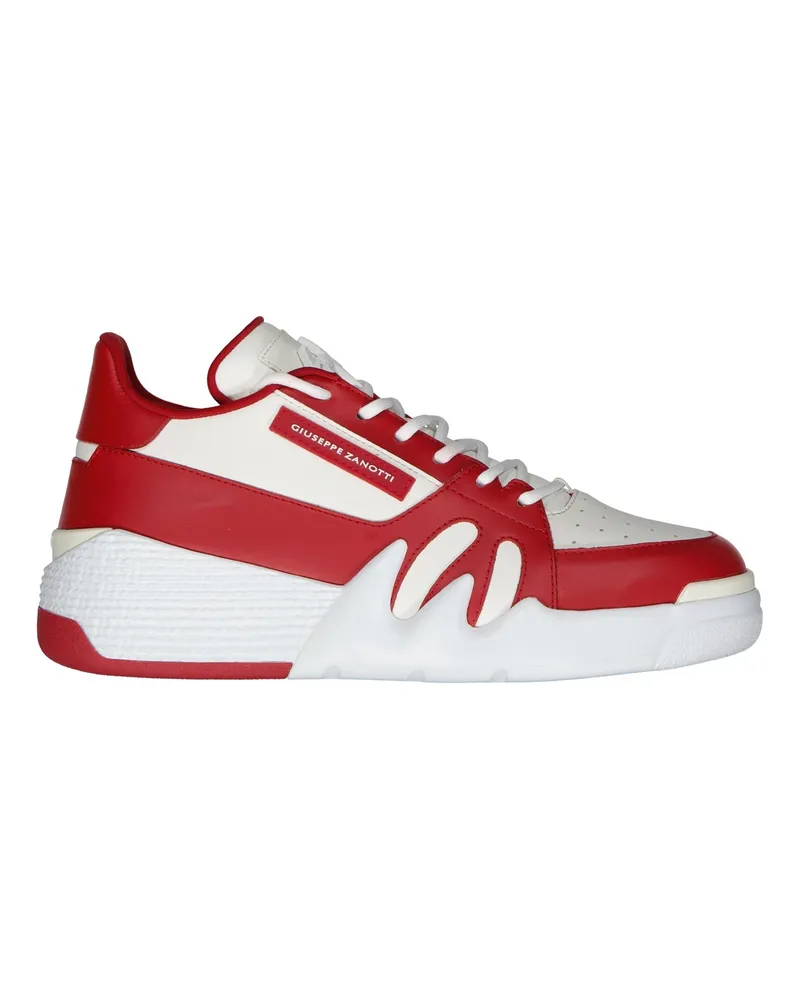 Giuseppe Zanotti Leder -Sneaker Beige