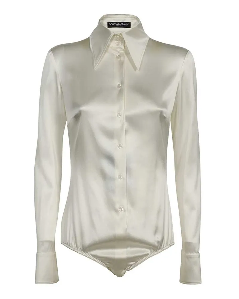 Dolce & Gabbana Bodysuit Hemd Weiß