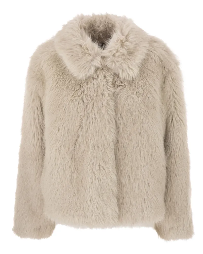 Weekend Max Mara Brenta1234 Soft Effect Crop Jacke Beige