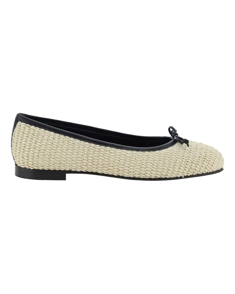 Manolo Blahnik Veralli 010 Ballerina Flats Beige