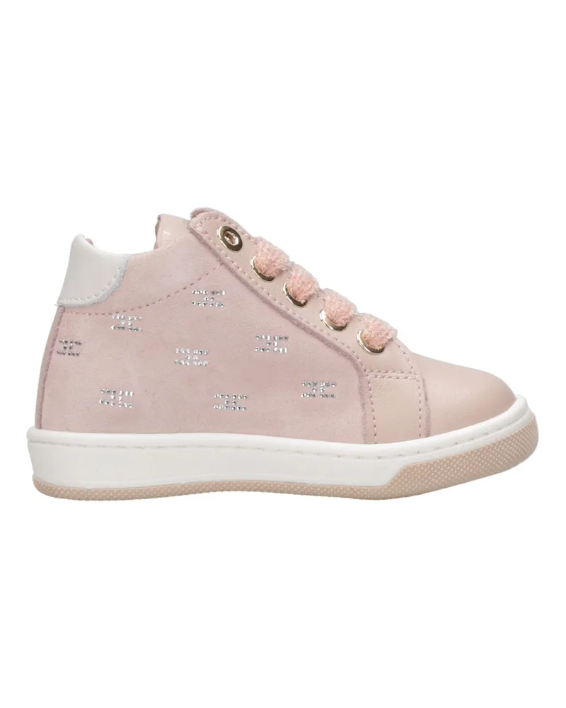Elisabetta Franchi Sneakers Rosa+avorio