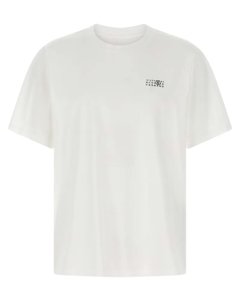Maison Margiela gedrucktes T -Shirt White