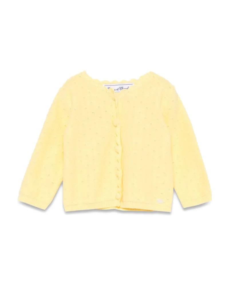 Tartine et Chocolat Cardigan Yellow