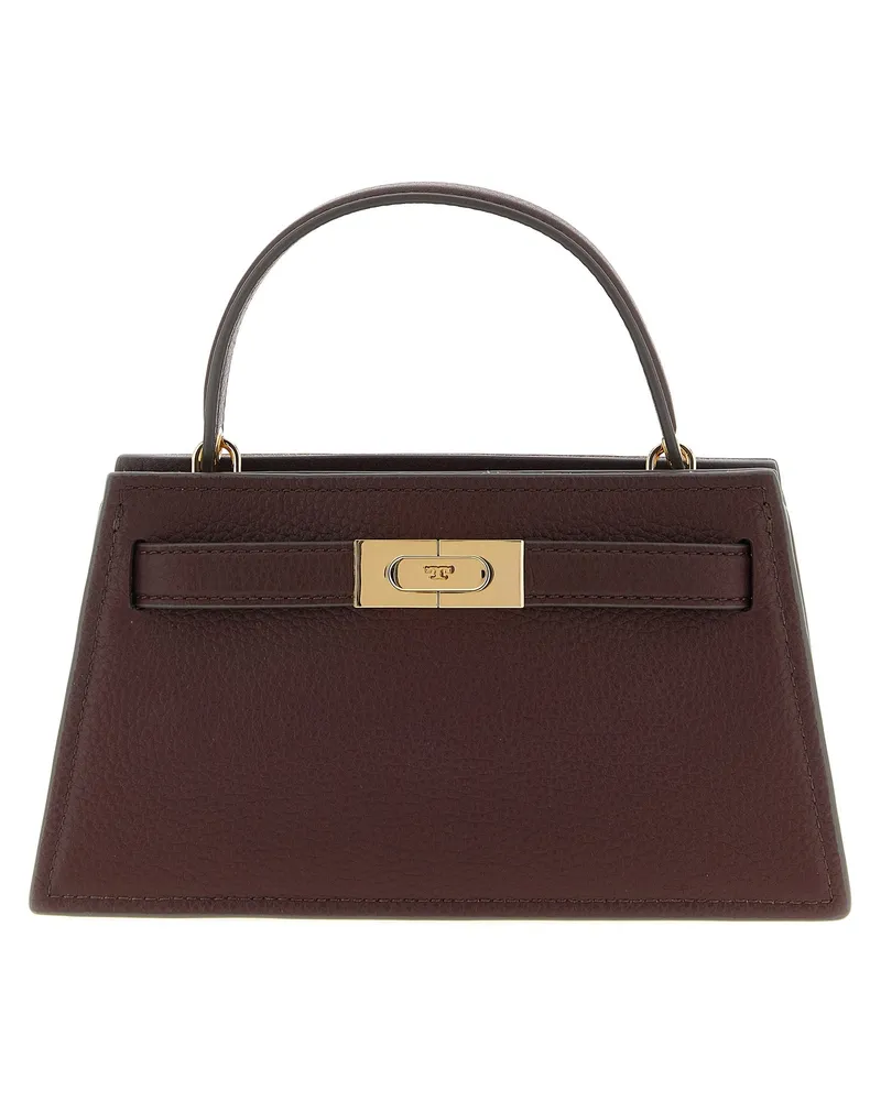 Tory Burch Umhängetasche „Lee Radziwill Pebble Mini Bordeaux