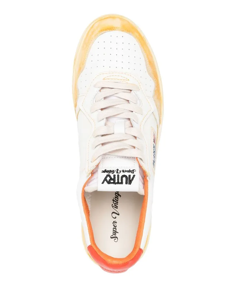 AUTRY Sup Vint Low Man Yellow/Leat 