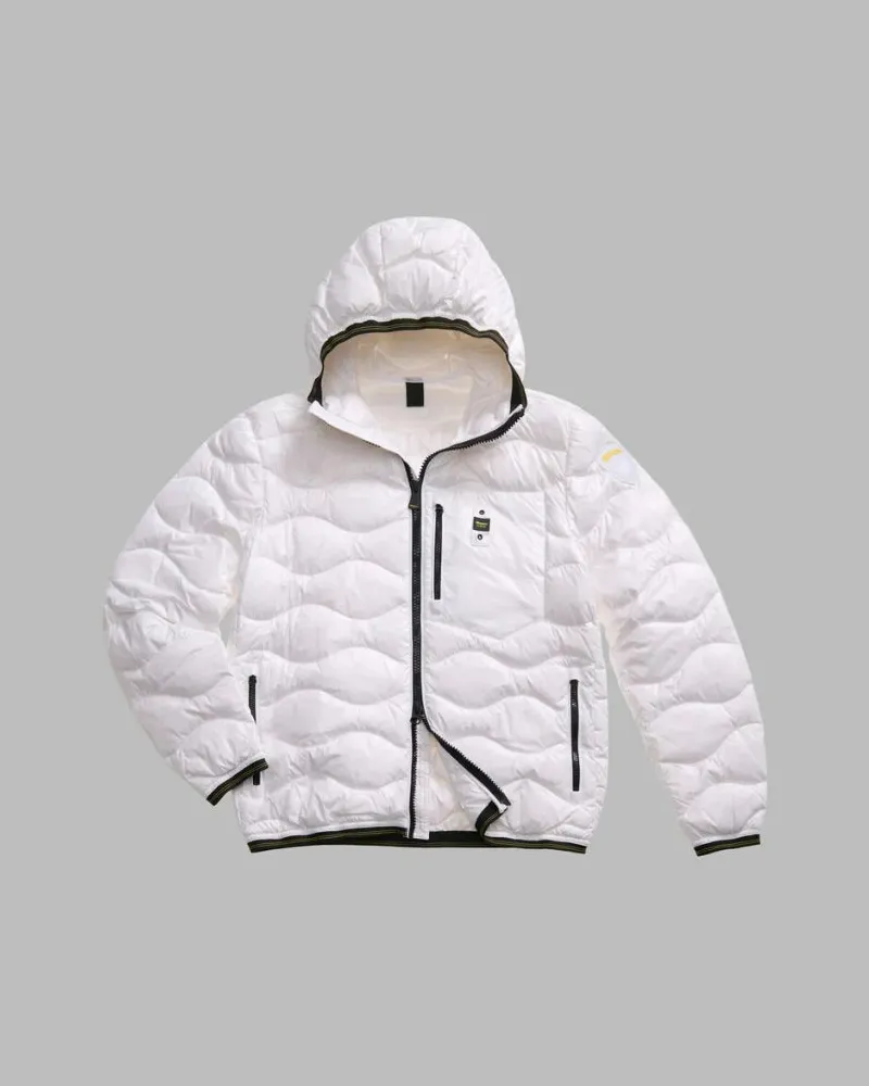 Blauer Blaue Welle White