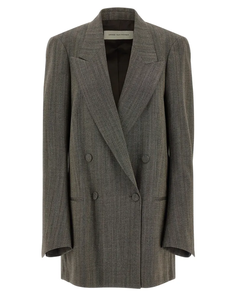 Dries van Noten Dries Van Note 'Blink' Blazer Gray
