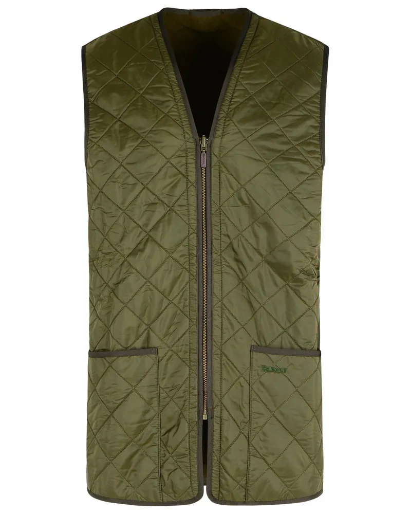Barbour polarquilt' grünes Polyamidweste Green