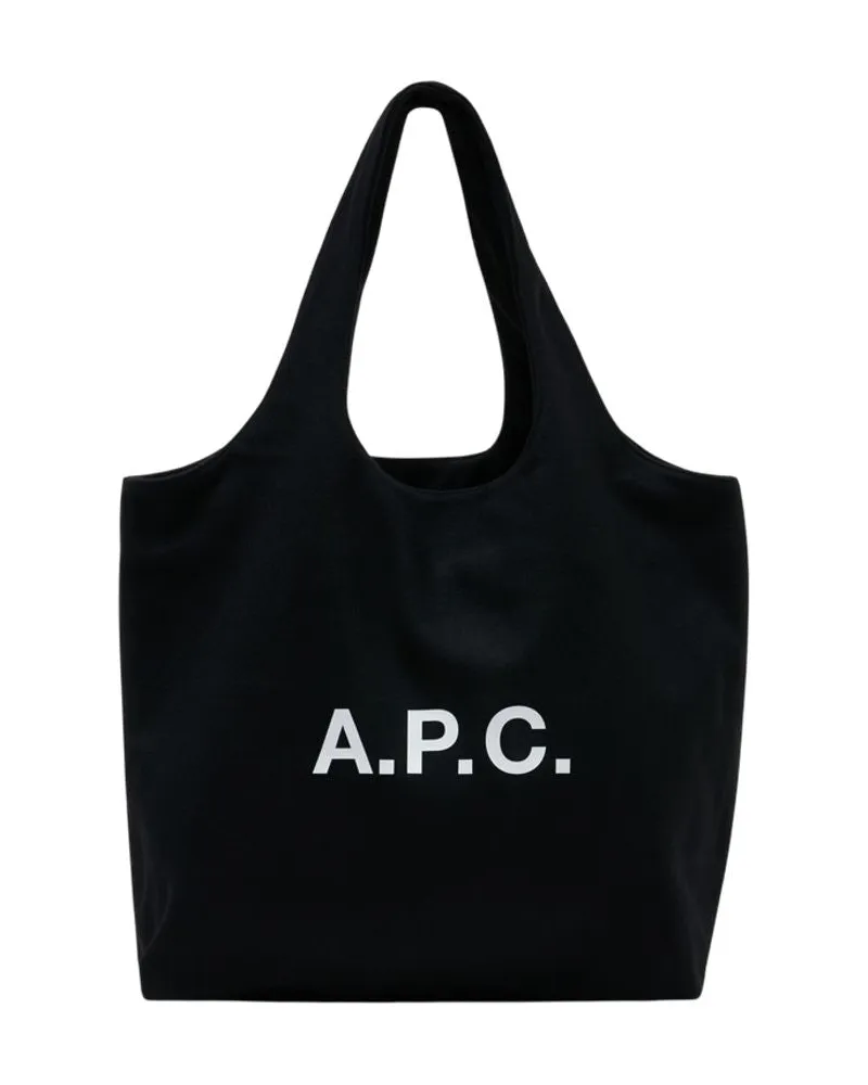 A.P.C. Ninon Shopper-Tasche  Wolle Schwarz Schwarz