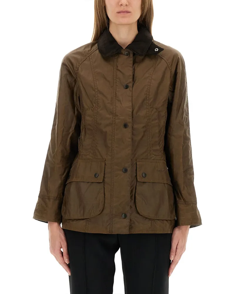 Barbour Wachse Jacke "Beandell Brown
