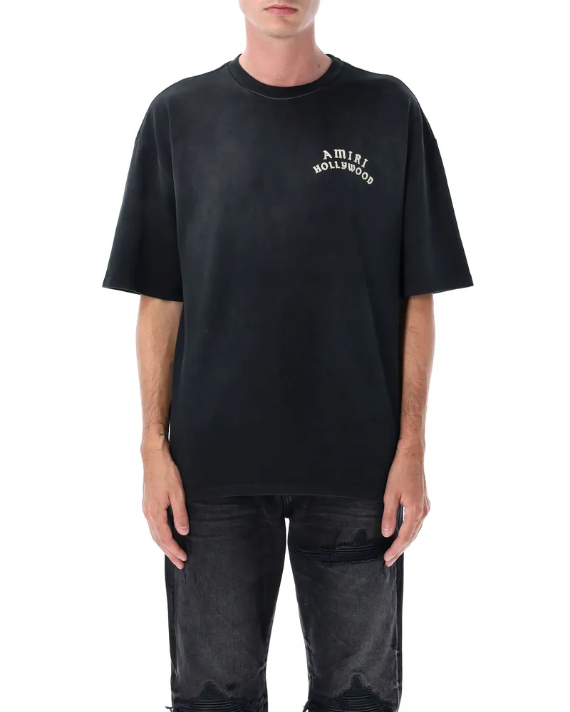 Amiri T -Shirts und Polos schwarz Black