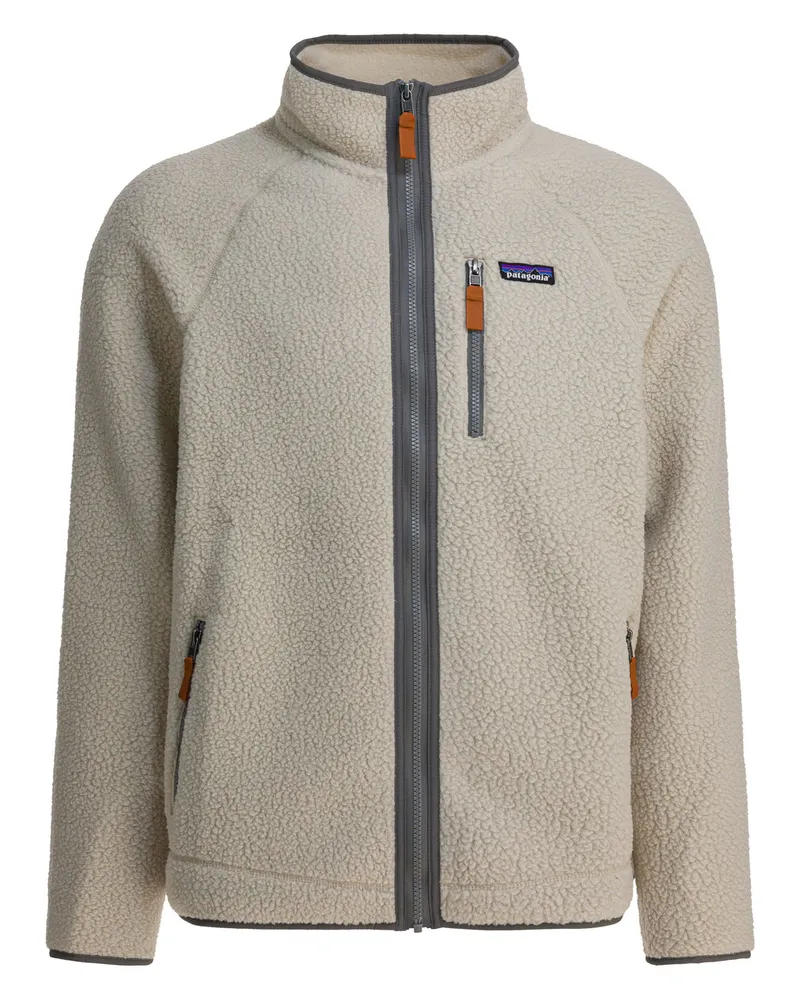 Patagonia Retro Pile Fleece“ Jacke White