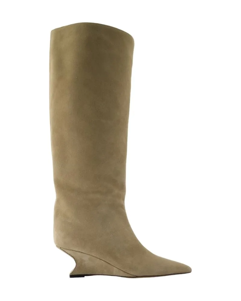 Paris Texas Nina 50 Stiefel  Leder Beige Beige