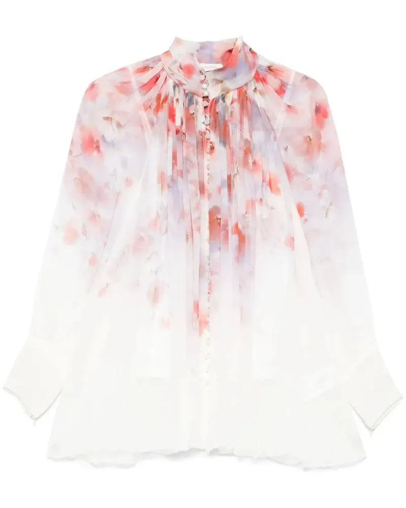 Zimmermann Crush Bluse Scarlet