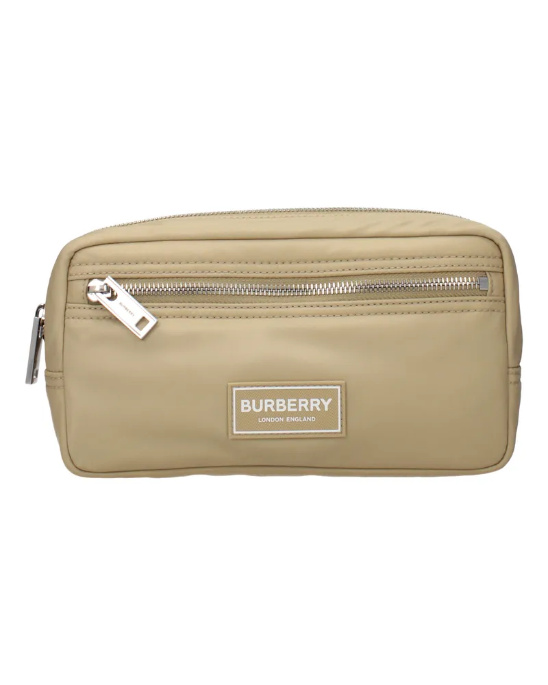 Burberry Pochette Wilton Herrens Nylon Beige/Honig -