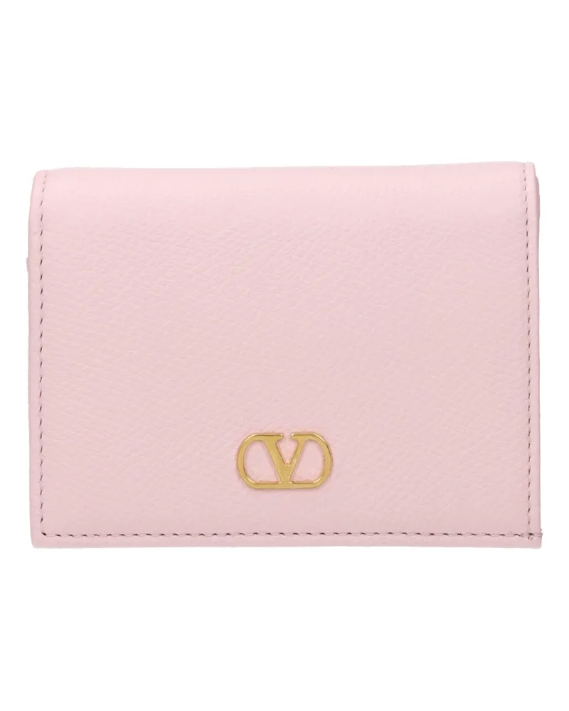 Valentino Garavani Damens Geldbörsen Rosa/Quarzleder -