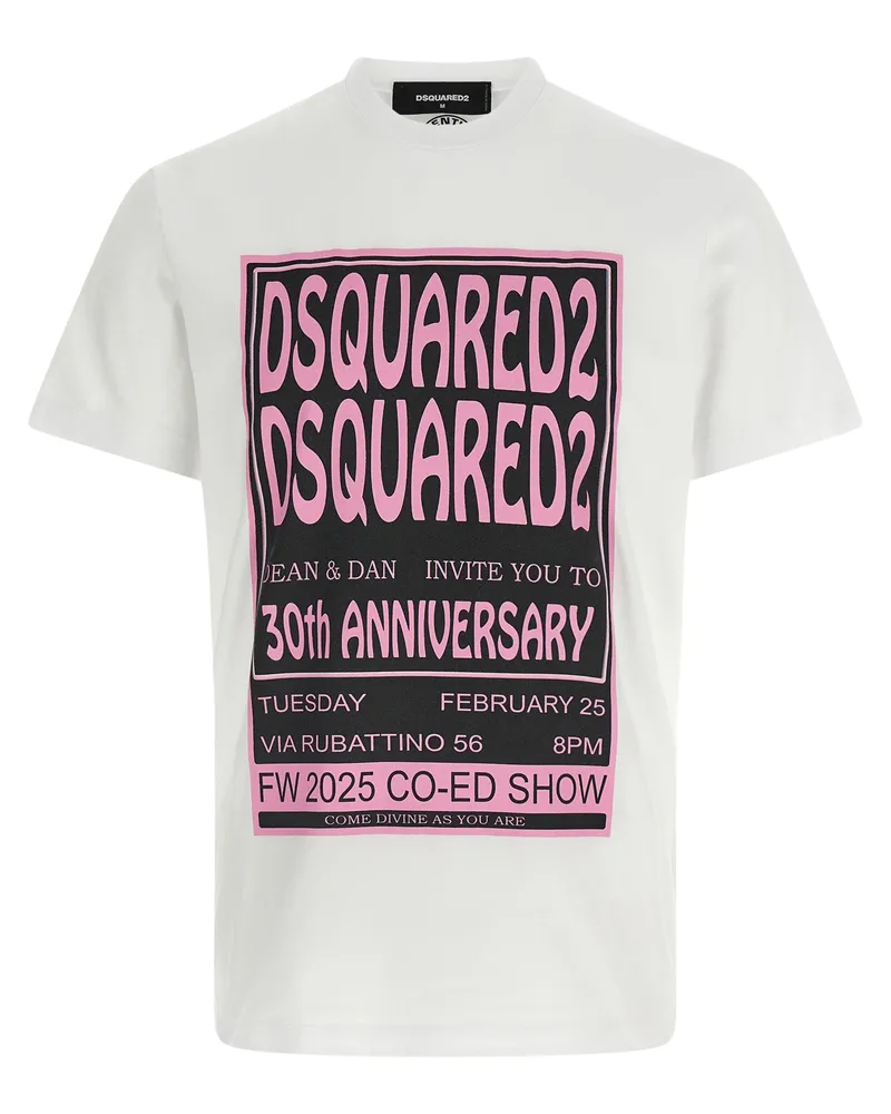 Dsquared2 dsquared2 Modenschau' T -Shirt White