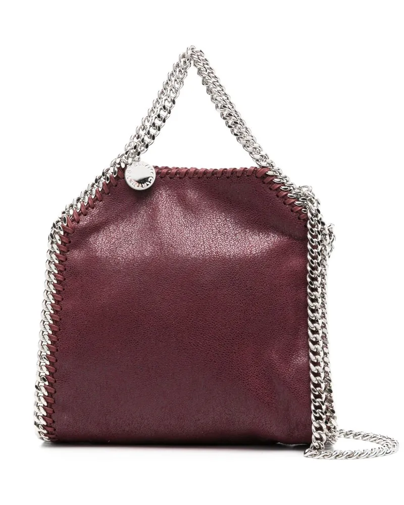 Stella McCartney Falabella Tiny Crossbody Tasche Bordeaux