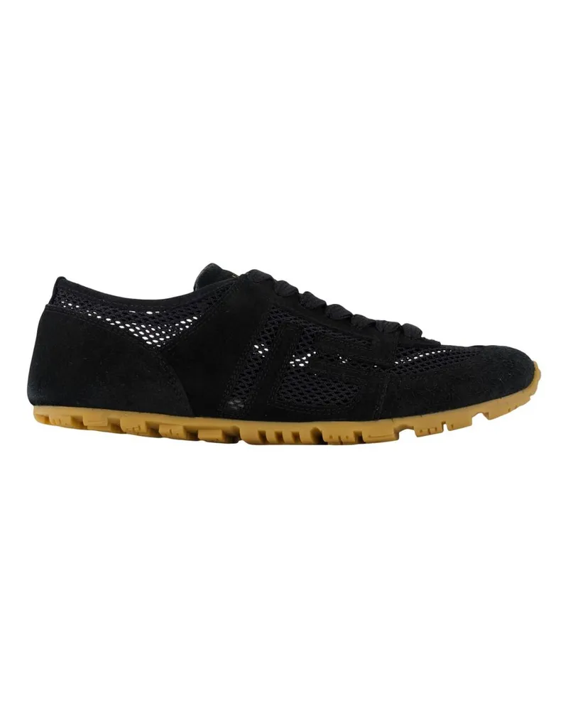 Balmain Racer 45 Sneakers  Leder Schwarz Black