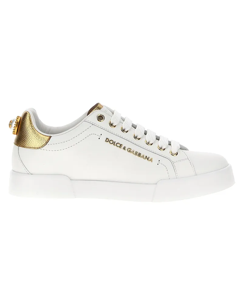 Dolce & Gabbana Portofino' Sneaker Gold