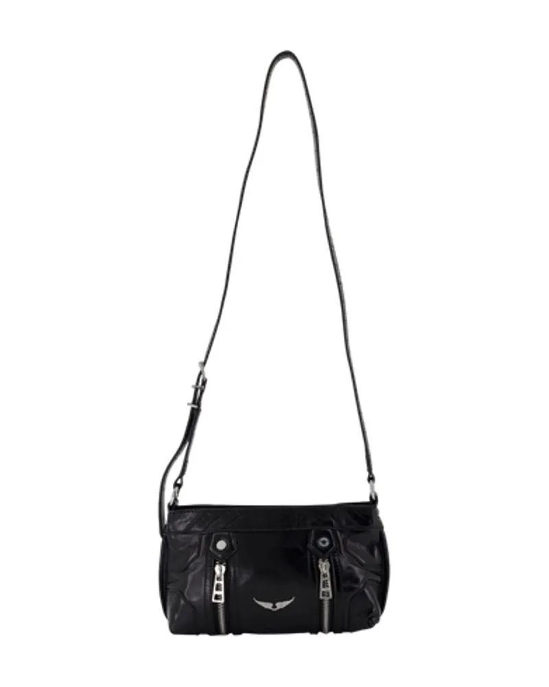 Zadig & Voltaire Sunny Mood Crossbody  Leder schwarz Schwarz