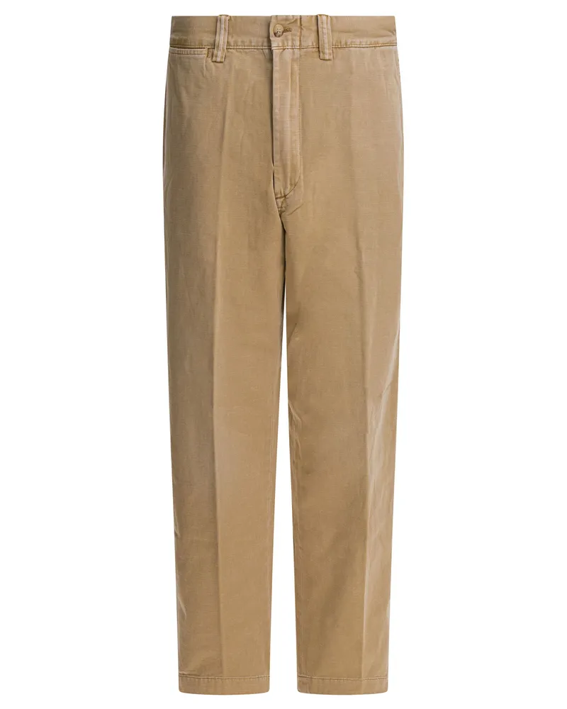 Ralph Lauren Hose mit geradem Bein Beige