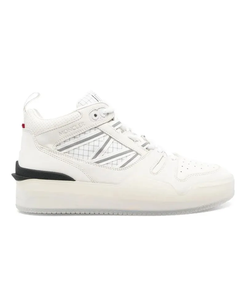Moncler Pivot Leder -Turnschuhe Weiß